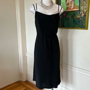 Banana Republic Black Silk Slip Dress, Size 8